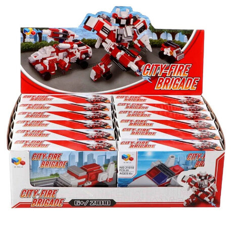 Fire Department Building Blocks Set | Per Unit