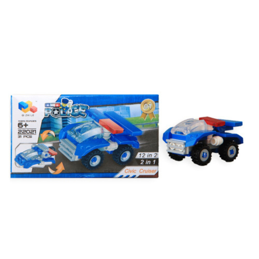 Police Vehicles Building Blocks Set | Per Unit