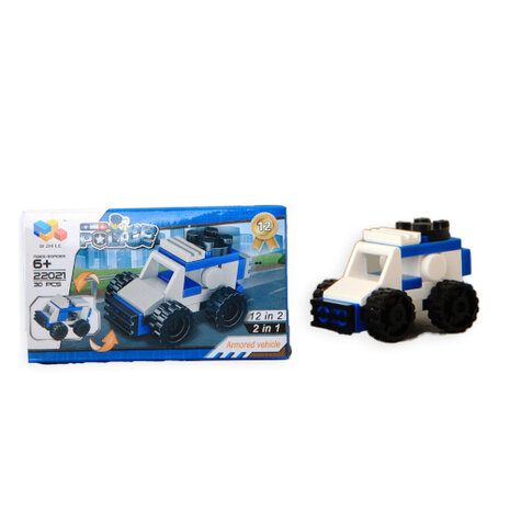 Police Vehicles Building Blocks Set | Per Unit