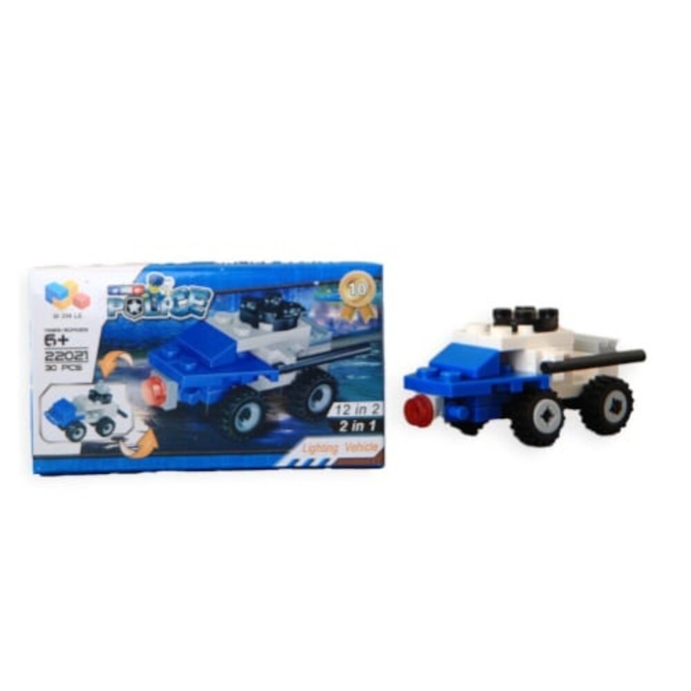 Police Vehicles Building Blocks Set | Per Unit