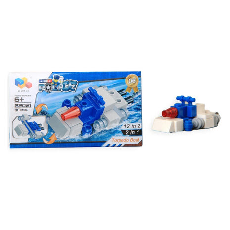 Police Vehicles Building Blocks Set | Per Unit