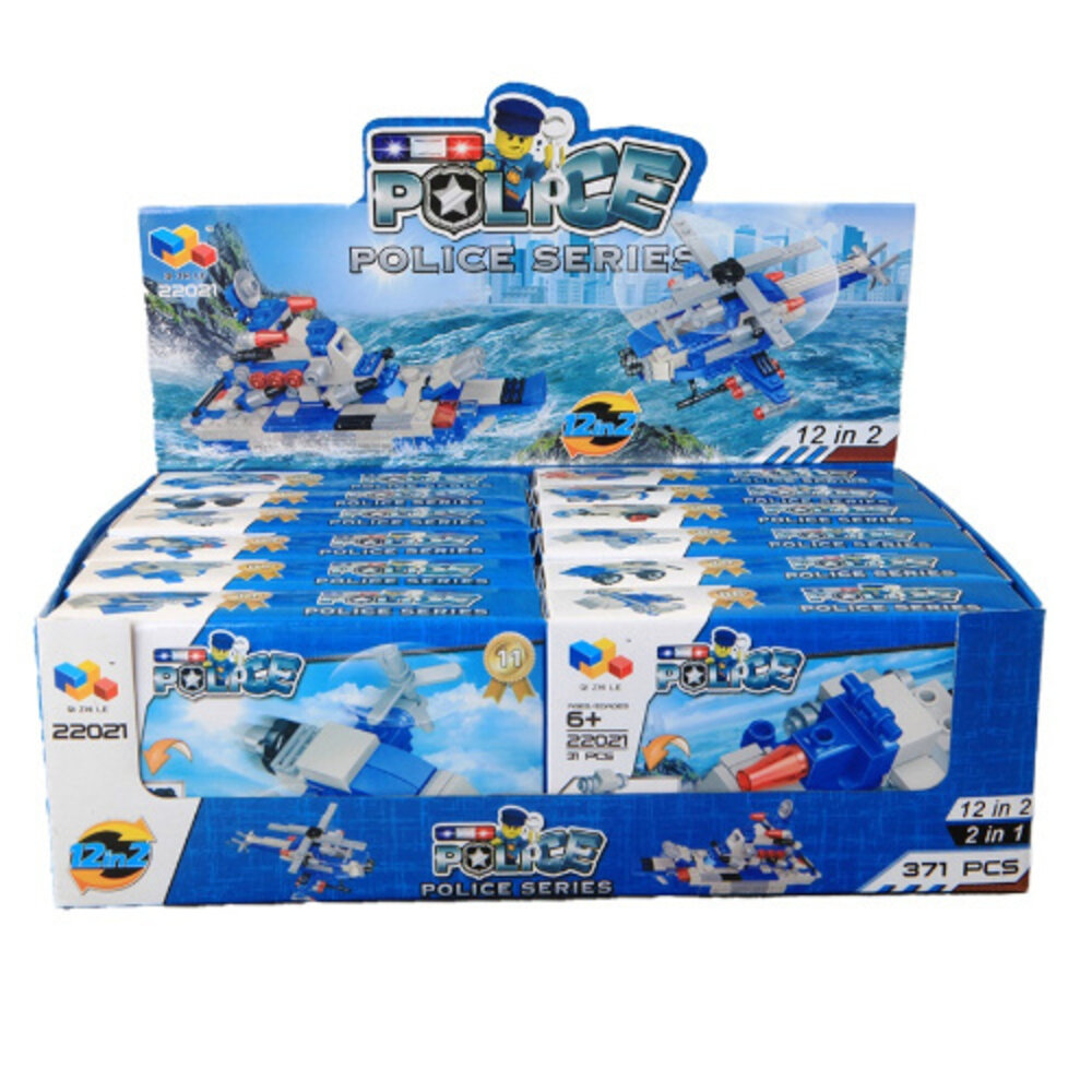 Police Vehicles Building Blocks Set | Per Unit