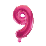 Foil Balloon Pink 9 | 40cm Foil Balloon Pink 9 | 40cm