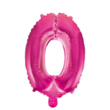 Folienballon Rosa 0 | 40cm Folienballon Rosa 0 | 40cm
