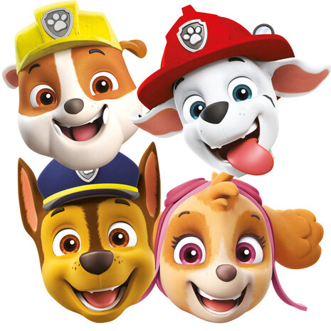 Amscan Masques Paw Patrol | 8 pièces Amscan Masques Paw Patrol | 8 pièces