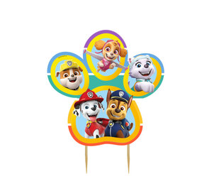 Amscan Paw Patrol Gâteau Bougie Paw Print | 7x7cm Amscan Paw Patrol Gâteau Bougie Paw Print | 7x7cm