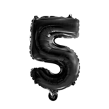 Folienballon Schwarz 5 | 40cm