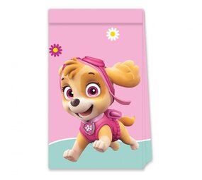Procos Party Sacs à distribuer Paw Patrol Skye et Everest | 4 pièces Procos Party Sacs à distribuer Paw Patrol Skye et Everest | 4 pièces
