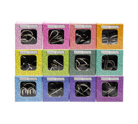 LG Imports Denkspiel IQ Puzzle Metall | je