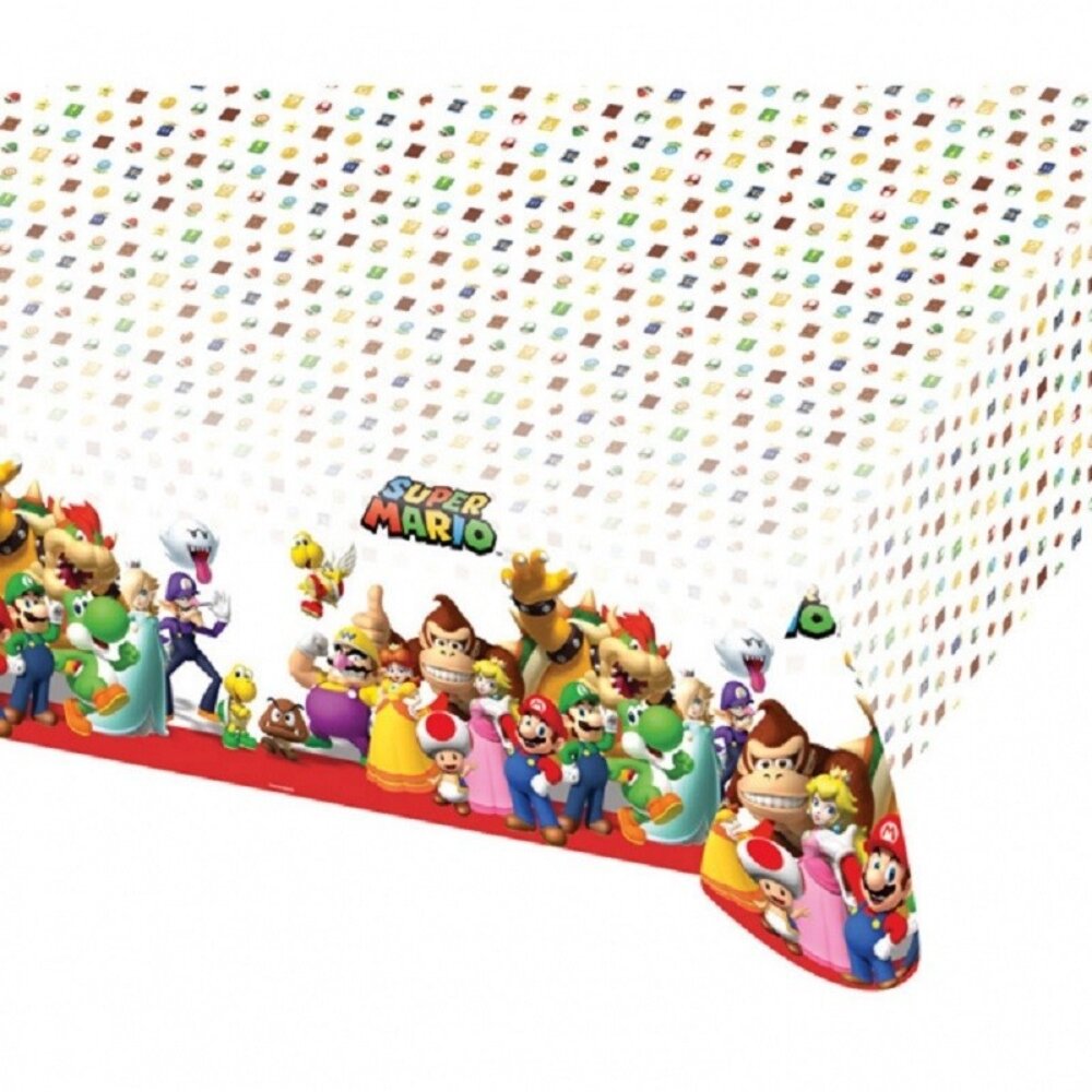 Amscan Tischdecke Super Mario Bros | 120x180 cm Amscan Tischdecke Super Mario Bros | 120x180 cm