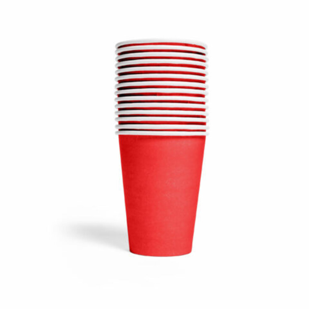 Red Cups 210ml | 14 pieces