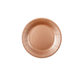 Rose Gouden borden 18cm | 20 stuks Rose Gouden borden 18cm | 20 stuks