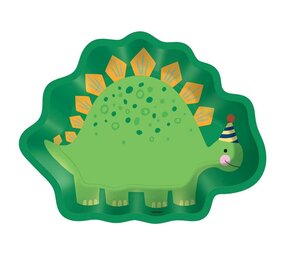 Dino-Mite shaped bord 23 cm | 8 stuks