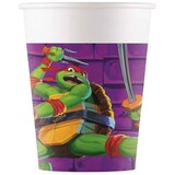 Procos Party Tassen Mutant Ninja Turtles 200ml | 8 Stück