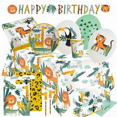 Amscan Get Wild Party Package | 8 people