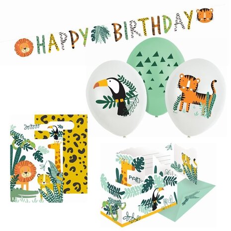 Amscan Get Wild Party Package | 8 people