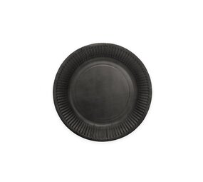 Black plates 18cm | 8 pieces Black plates 18cm | 8 pieces