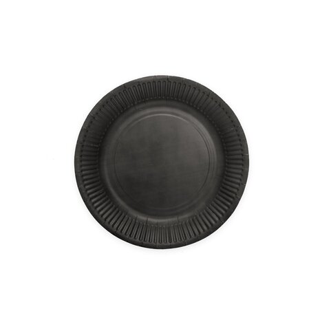 Black plates 18cm | 8 pieces Black plates 18cm | 8 pieces