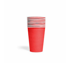 Red Cups 210ml | 8 pieces Red Cups 210ml | 8 pieces