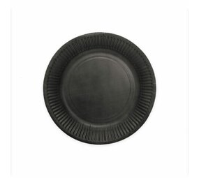 Zwarte Borden 23cm | 16 stuks