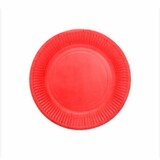Red plates 23cm | 8 pieces