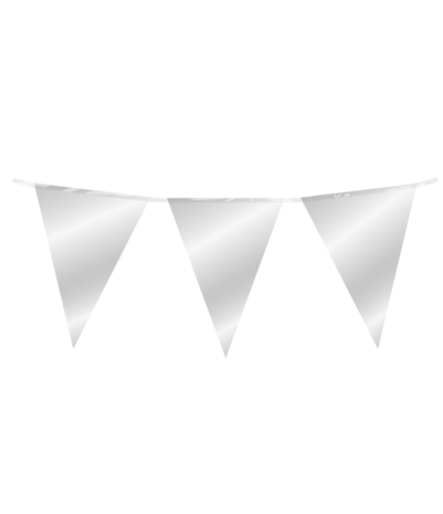 Paper Dreams Flag -Linie Metallic Silber 10 Meter