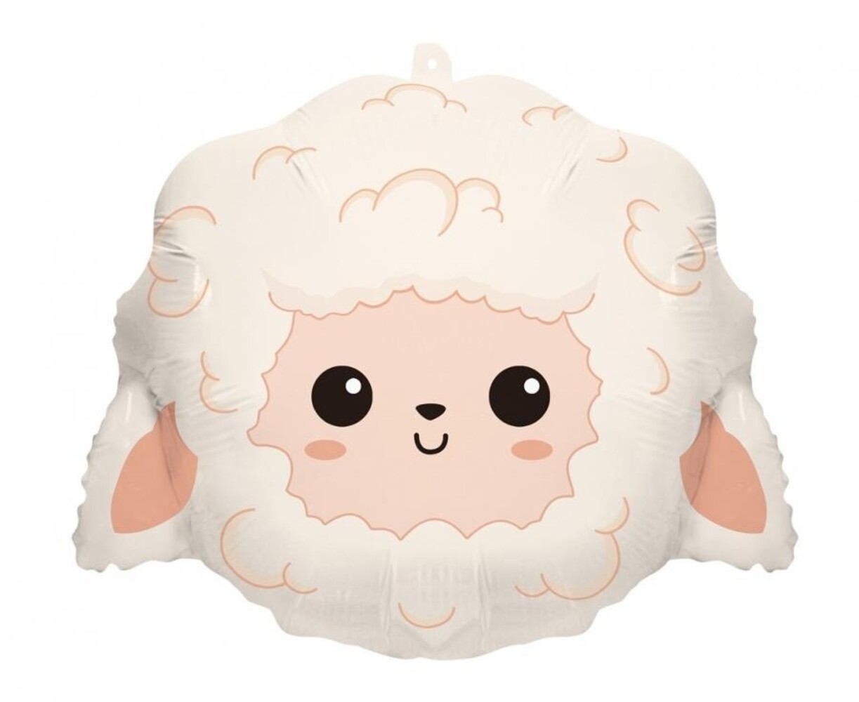Tuf-Tuf Sheep Foil Balloon 43x36cm | Per piece Tuf-Tuf Sheep Foil Balloon 43x36cm | Per piece