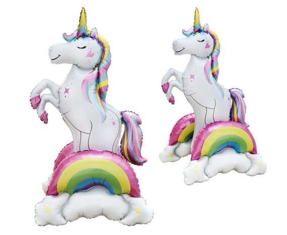 Godan Unicorn 3D Standing Foil Balloon 94x52x43cm | per Unit Godan Unicorn 3D Standing Foil Balloon 94x52x43cm | per Unit