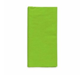 Nappe verte Papier vert citron vert 120x180cm | Par pièce