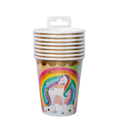 Paper Dreams Coupes Unicorn Party  250ml | 8 pièces Paper Dreams Coupes Unicorn Party  250ml | 8 pièces