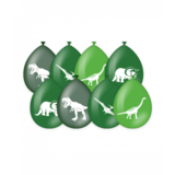 Paper Dreams Dino World Ballonnen 30cm | 8 stuks