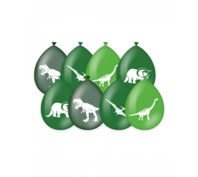 Paper Dreams Dino World Ballonnen 30cm | 8 stuks