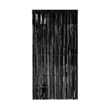 Paper Dreams Feuille de rideau de porte Noir | 100x200cm