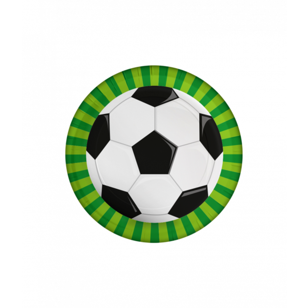Paper Dreams Football World plates 23cm | 8 pieces