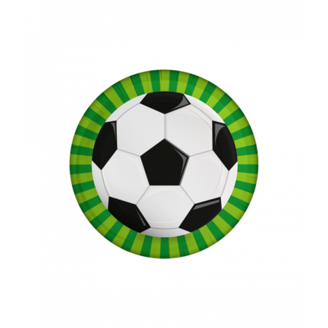 Paper Dreams Voetbal World  Borden 23cm | 8 stuks Paper Dreams Voetbal World  Borden 23cm | 8 stuks