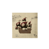 Paper Dreams Piraten Servetten 33x33cm | 16 stuks Paper Dreams Piraten Servetten 33x33cm | 16 stuks