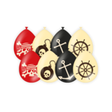 Paper Dreams Ballons Pirate 30cm | 8 pièces Paper Dreams Ballons Pirate 30cm | 8 pièces