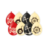 Paper Dreams Piraten Luftballons 30cm | 8 Stück Paper Dreams Piraten Luftballons 30cm | 8 Stück