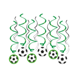 Paper Dreams Voetbal World  Swirls 70cm | 12 stuks Paper Dreams Voetbal World  Swirls 70cm | 12 stuks