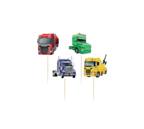 Paper Dreams Trucks Prikkers | 16 stuks Paper Dreams Trucks Prikkers | 16 stuks