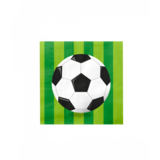 Paper Dreams Voetbal World  Servetten 33x33cm | 16 stuks Paper Dreams Voetbal World  Servetten 33x33cm | 16 stuks