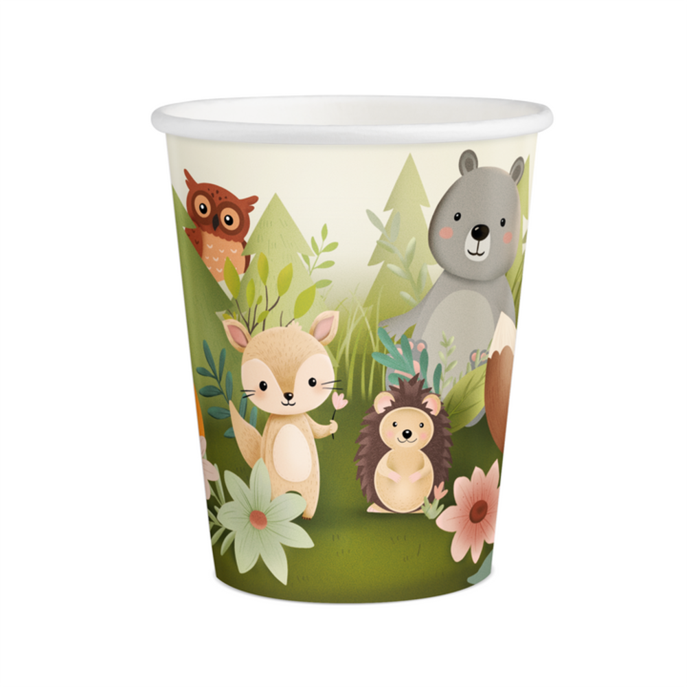 Tuf-Tuf Forest animals cups 220ml | 6 pieces