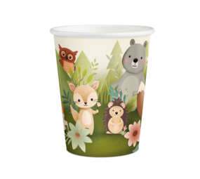 Tuf-Tuf Gobelets animaux de la forêt 220ml | 6 pièces
