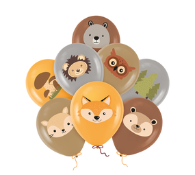 Tuf-Tuf Bosdieren Ballonnen | 8 stuks Tuf-Tuf Bosdieren Ballonnen | 8 stuks