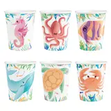Tuf-Tuf Oceaan Bekers 220ml | 6 stuks Tuf-Tuf Oceaan Bekers 220ml | 6 stuks