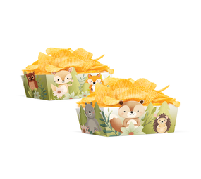 Tuf-Tuf Waldtiere Snackbehälter 15x7,5cm | 3 Stück