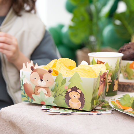 Tuf-Tuf Waldtiere Snackbehälter 15x7,5cm | 3 Stück