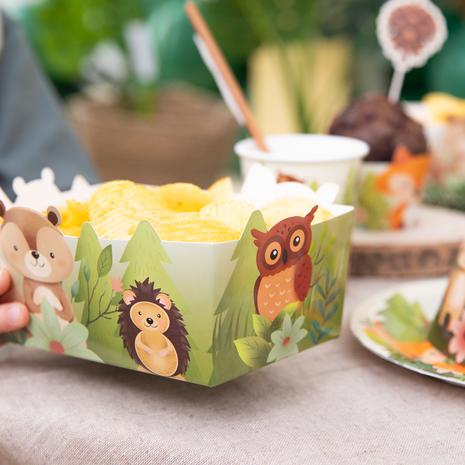 Tuf-Tuf Waldtiere Snackbehälter 15x7,5cm | 3 Stück