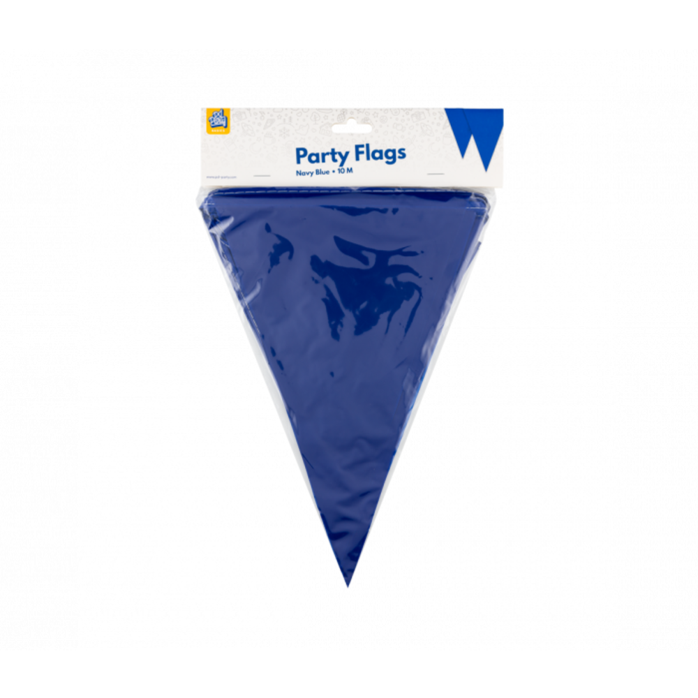 Paper Dreams Flag -Linie dunkelblauer Kunststoff | 10 Meter
