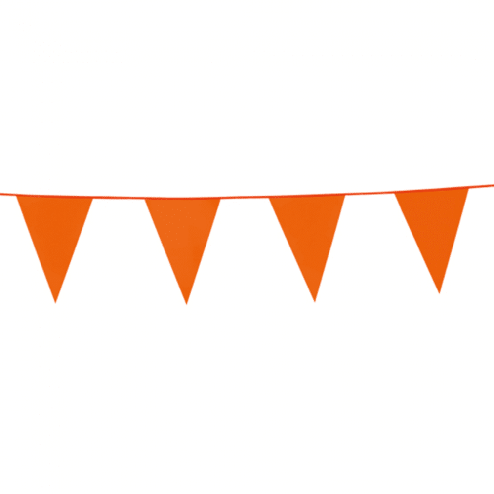 Paper Dreams Flag -Linie Orange Plastik | 10 Meter